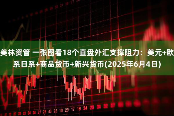 美林资管 一张图看18个直盘外汇支撑阻力：美元+欧系日系+商品货币+新兴货币(2025年6月4日)
