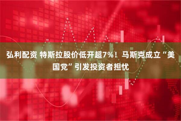 弘利配资 特斯拉股价低开超7%！马斯克成立“美国党”引发投资者担忧