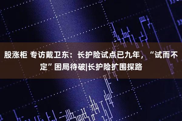 股涨柜 专访戴卫东：长护险试点已九年，“试而不定”困局待破|长护险扩围探路
